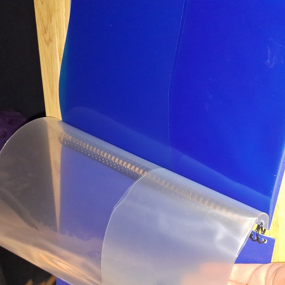 8 Pocket Project Organizer blue letter size new - Picture 3 of 5